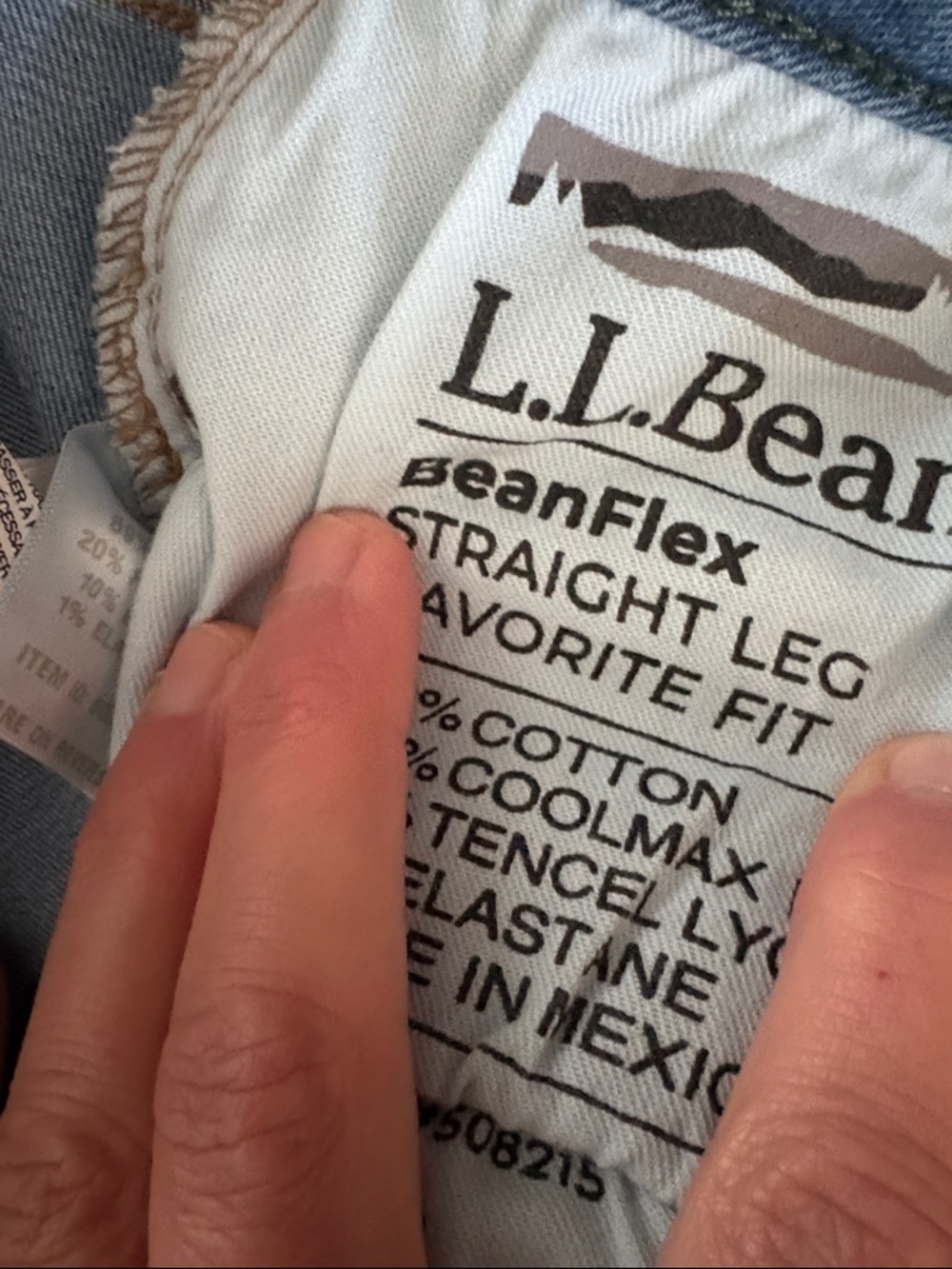 L.L. Bean Women's Light Blue Straight-Leg Jeans - Picture 4 of 8